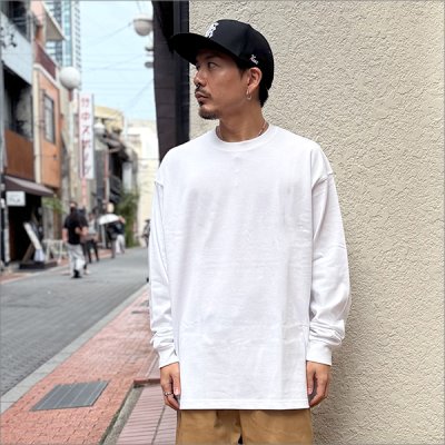 画像3: 【送料無料】KustomStyle カスタムスタイル BARONESS ヘヴィーウェイトBIG L/S Tシャツ WHITE