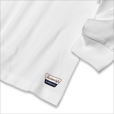 画像5: 【送料無料】KustomStyle カスタムスタイル BARONESS ヘヴィーウェイトBIG L/S Tシャツ WHITE