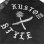 画像4: 【送料無料】KustomStyle x US VERSUS THEM BROTHERHOOD MELTON VARSITY JKT BLACK/WHITE (4)