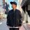 画像3: 【送料無料】KustomStyle x US VERSUS THEM BROTHERHOOD MELTON VARSITY JKT BLACK/BLACK (3)