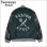 画像1: 【送料無料】KustomStyle x US VERSUS THEM BROTHERHOOD MELTON VARSITY JKT GREEN (1)