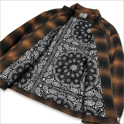 画像4: 【送料無料】KustomStyle カスタムスタイル RESPECT&TRUST HW JACKET BROWN CHECK