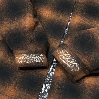 画像6: 【送料無料】KustomStyle カスタムスタイル RESPECT&TRUST HW JACKET BROWN CHECK