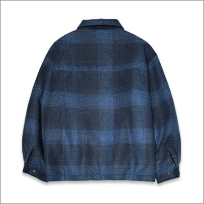 画像2: 【送料無料】KustomStyle カスタムスタイル RESPECT&TRUST HW JACKET NAVY CHECK
