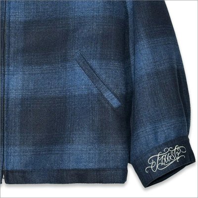 画像7: 【送料無料】KustomStyle カスタムスタイル RESPECT&TRUST HW JACKET NAVY CHECK