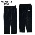 【送料無料】KustomStyle カスタムスタイル RESPECT&TRUST VELOUR パンツ BLACK