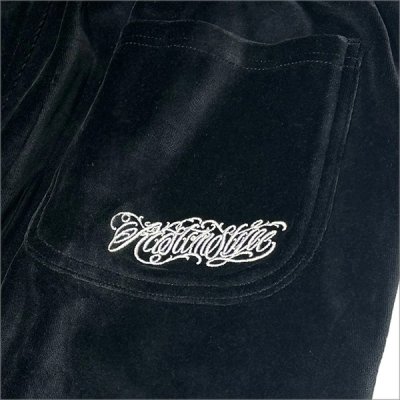 画像4: 【送料無料】KustomStyle カスタムスタイル RESPECT&TRUST VELOUR パンツ BLACK