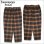 画像1: 【送料無料】KustomStyle カスタムスタイル RESPECT&TRUST CHECK WOOL パンツ BROWN (1)