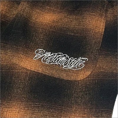 画像4: 【送料無料】KustomStyle カスタムスタイル RESPECT&TRUST CHECK WOOL パンツ BROWN