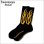 画像1: KustomStyle カスタムスタイル FLAMES SOCKS BLACK (1)