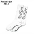KustomStyle カスタムスタイル PRAYING HANDS SOCKS WHITE