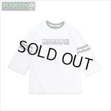 【40％OFF】MxMxM マジカルモッシュミスフィッツ MxMxM どろどろ FOOTBALL Tシャツ WHITE