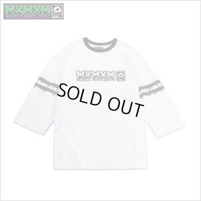 画像1: 【40％OFF】MxMxM マジカルモッシュミスフィッツ MxMxM どろどろ FOOTBALL Tシャツ WHITE
