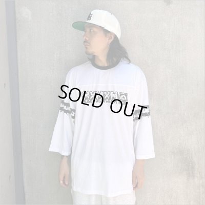 画像2: 【40％OFF】MxMxM マジカルモッシュミスフィッツ MxMxM どろどろ FOOTBALL Tシャツ WHITE