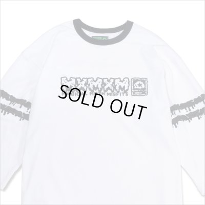 画像3: 【40％OFF】MxMxM マジカルモッシュミスフィッツ MxMxM どろどろ FOOTBALL Tシャツ WHITE
