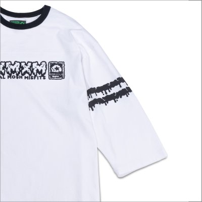 画像4: 【40％OFF】MxMxM マジカルモッシュミスフィッツ MxMxM どろどろ FOOTBALL Tシャツ WHITE