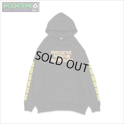 画像1: 【20％OFF】【送料無料】MxMxM マジカルモッシュミスフィッツ 中華マンチーズ P/Oパーカー BLACK