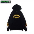 【送料無料】MxMxM マジカルモッシュミスフィッツ MxMxM FIRE P/Oパーカー BLACK