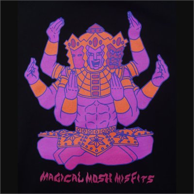 画像4: 【送料無料】MxMxM x キン肉マン マジカル モッシュ アシュラマン P/Oパーカー 取扱店限定カラー