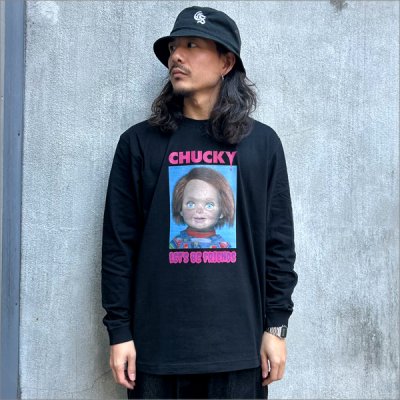 画像3: MxMxM x CHUCKY LET'S BE FRIENDS L/S Tシャツ BLACK