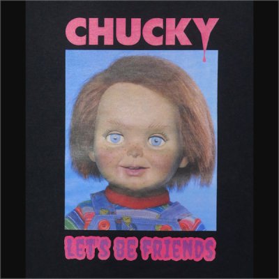 画像4: MxMxM x CHUCKY LET'S BE FRIENDS L/S Tシャツ BLACK