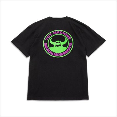 画像2: MxMxM x TOY MACHINE マジカルモッシュミスフィッツ MMM MONSTER Tシャツ BLACK