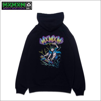 画像1: 【送料無料】MxMxM x 僕のヒーローアカデミア DEKU P/Oパーカー BLACK