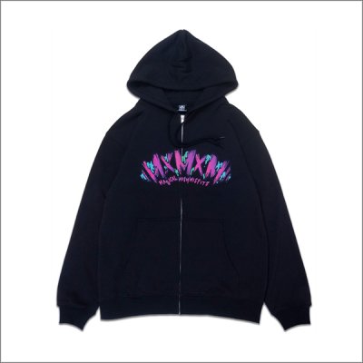 画像2: 【送料無料】MxMxM x 僕のヒーローアカデミア TODOROKI ZIPパーカー BLACK