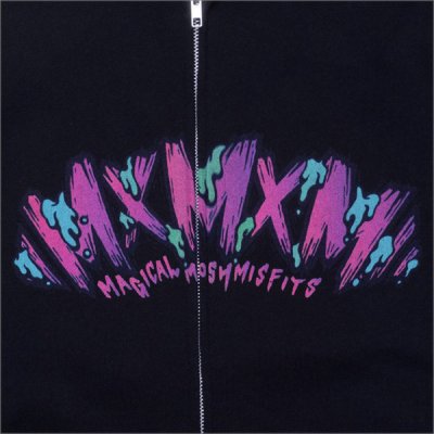 画像5: 【送料無料】MxMxM x 僕のヒーローアカデミア TODOROKI ZIPパーカー BLACK