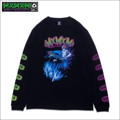 画像1: MxMxM x 僕のヒーローアカデミア TODOROKI Tシャツ BLACK