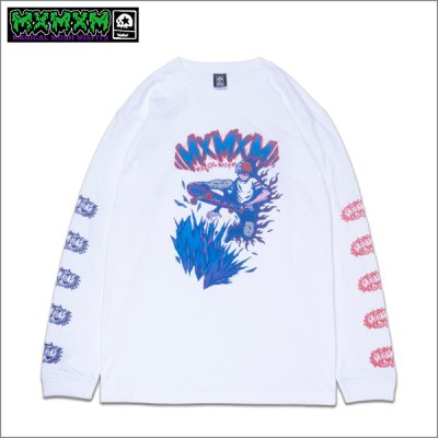 画像1: MxMxM x 僕のヒーローアカデミア TODOROKI Tシャツ WHITE