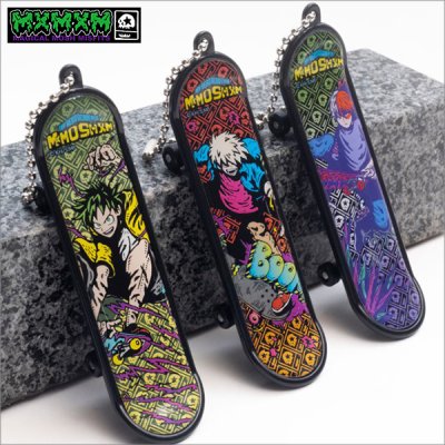 画像1: MxMxM x 僕のヒーローアカデミア ミニスケボー キーホルダー ３種