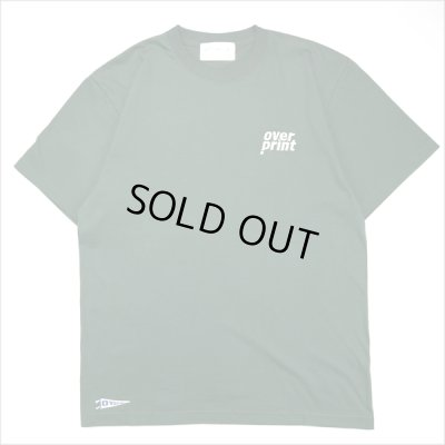 画像2: 【70％OFF】over print オーバープリント back pennant Tシャツ D.GREEN