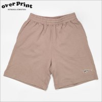 【40％OFF】over print オーバープリント back pile ショーツ GRAY SAND