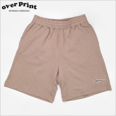 画像1: over print オーバープリント back pile ショーツ GRAY SAND