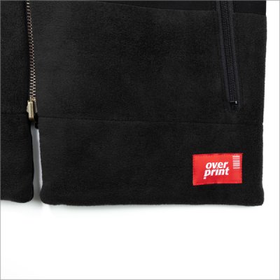 画像7: 【70%OFF】over print オーバープリント thick マフラー BLACK