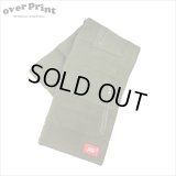 【70％OFF】over print オーバープリント thick マフラー OLIVE 