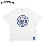 over print オーバープリント MIDI Tシャツ WHITE