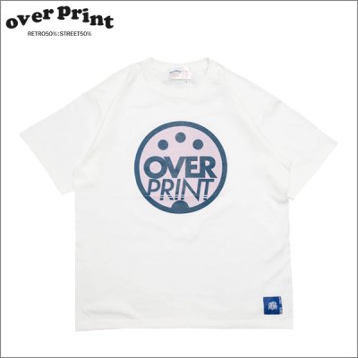 画像1: over print オーバープリント MIDI Tシャツ WHITE