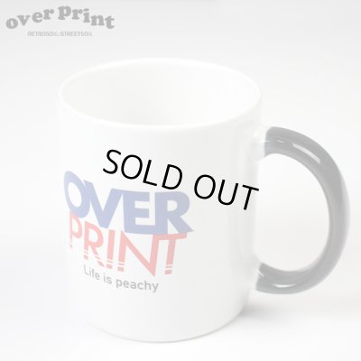 画像1: 【70％OFF】over print オーバープリント マグカップ