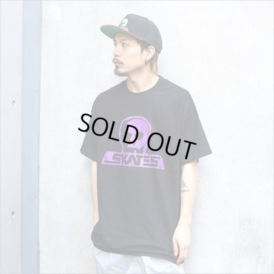 画像2: 【送料無料】SKULL SKATES スカルスケーツ Tシャツ BLACKxPURPLE