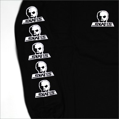 画像5: 【送料無料】SKULL SKATES スカルスケーツ Logo L/S Tee BLACK/WHITE