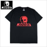 SKULL SKATES スカルスケーツ BURBS Tシャツ BLACK/RED