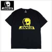 【送料無料】SKULL SKATES スカルスケーツ BURBS Tシャツ BLACK/YELLOW