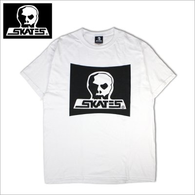 画像1: 【送料無料】SKULL SKATES スカルスケーツ SURF BOX BURBS Tシャツ WHITE