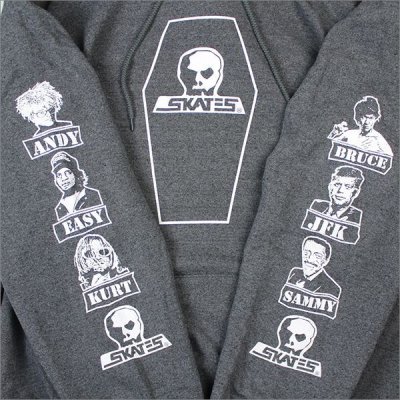 画像3: 【送料無料】SKULL SKATES スカルスケーツ DEAD GUYS 1990's P/Oパーカー CHARCOAL