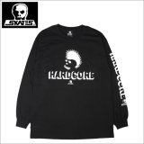 【送料無料】SKULL SKATES スカルスケーツ HARDCORE L/S Tee BLACK