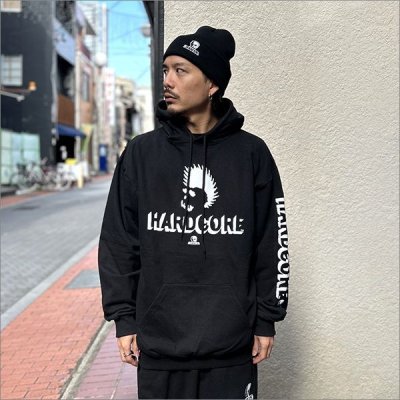 画像2: 【送料無料】SKULL SKATES スカルスケーツ HARDCORE P/Oパーカー BLACK