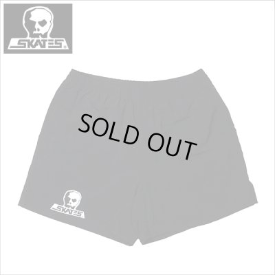 画像1: 【送料無料】SKULL SKATES スカルスケーツ SKULLロゴ ナイロンショーツ BLACK