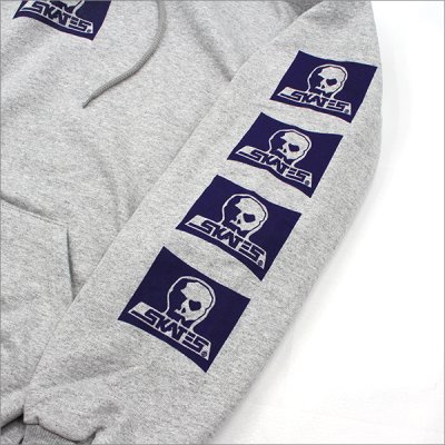 画像6: 【送料無料】SKULL SKATES スカルスケーツ Logo P/Oパーカー GRAY
